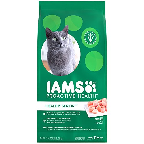 0640791615726 - IAMS PROACTIVE HEALTH LIVELY SENIOR DRY CAT FOOD 7 POUNDS