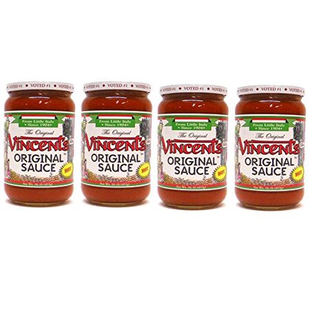 0640864815794 - THE ORIGINAL VINCENT'S SAUCE MILD FLAVOR 16OZ 4 PACK FROM THE HEART OF LITTLE ITALY (MILD)