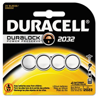 0640947537902 - LITHIUM MEDICAL BATTERY, 3V, 2032, 4/PK, SOLD AS 2 PACKAGE