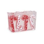 0640986101690 - WRAPPED BAR SOAP CANDY CANE CELLOPHANE
