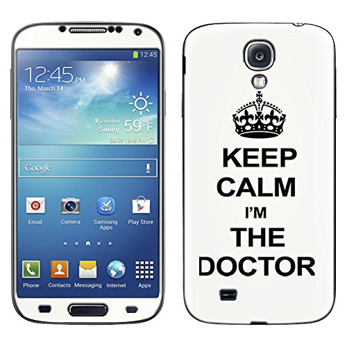 0641378440649 - SKIN DECAL FOR SAMSUNG GALAXY S4 - KEEP CALM AND I'M THE DOCTOR