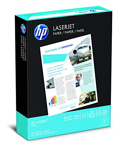 0641438136390 - HP PAPER, LASERJET POLY WRAP , 24LB, 8.5X11, LETTER, 98 BRIGHT, 500 SHEETS / 1 REAM (115400R), MADE IN THE USA