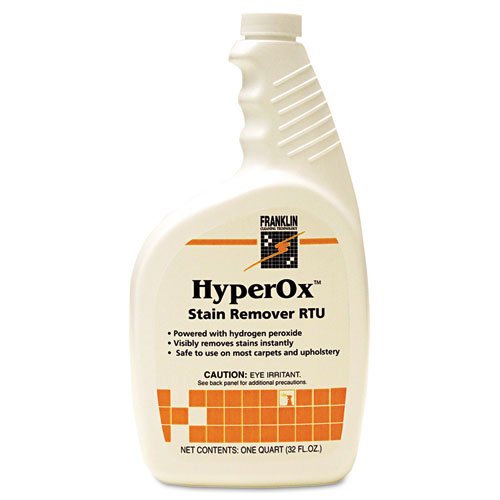 0641438356132 - FRANKLIN CLEANING TECHNOLOGY HYPEROX STAIN REMOVER RTU, 32 OZ. BOTTLE - INCLUDES 12 PER CASE.