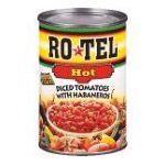 0064144282661 - RO TEL HOT DICED TOMATOES WITH HABANEROS CAN