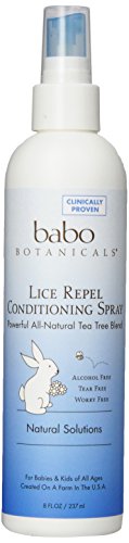 6414789909692 - BABO BOTANICALS LICE REPEL CONDITIONING SPRAY - ROSEMARY & TEA TREE, 8OZ, BEST LICE PREVENTION, NATURAL, SENSITIVE