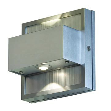 0641594143263 - ACCESS LIGHTING 23064MGLED-SAT SATIN ZYZX ZYZX 2 LIGHT OUTDOOR WALL