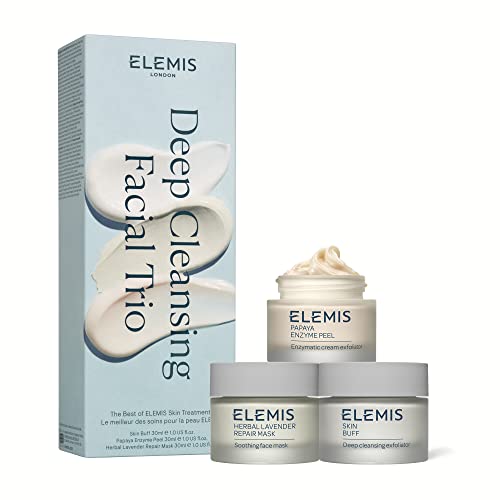 0641628888054 - ELEMIS DEEP CLEANSING MASK TRIO | 3-PIECE AT HOME FACIAL TREATMENTS AND MASKS TO EXFOLIATE, SMOOTH, AND PURIFY SKIN, A $71 VALUE, 1 CT.