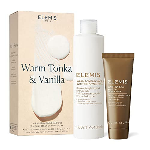 0641628888122 - ELEMIS WARM TONKA & VANILLA BODY DUO | LUXURIOUS BODY SET CLEANSES, SOFTENS, & CONDITIONS THE SKIN, 1 CT.