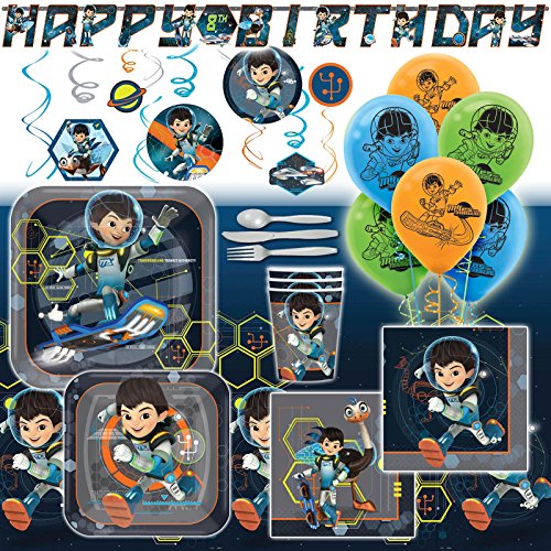 0641799438669 - DISNEY MILES FROM TOMORROWLAND CHILDRENS BIRTHDAY PARTY PACK DECORATION KIT 16