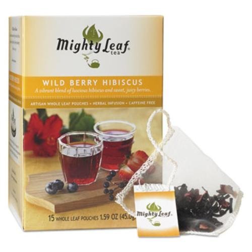 0641871809622 - MIGHTY LEAF WILD BERRY HIBISCUS TEA - 15 WHOLE LEAF TEA POUCHES