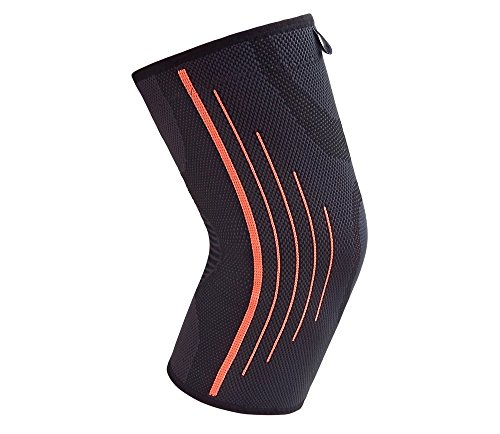 0641938005493 - MCKARTHY FITNESS PREMIUM QUALITY ATHLETIC KNEE COMPRESSION SLEEVE-PERFECT SUPPORT FOR YOUR SPORTS ROUTINE- IMPROVE YOUR JOGGING & WORKOUT PERFORMANCE- NON-SLIPPERY DESIGN- DOUBLE SILICONE STRIPS