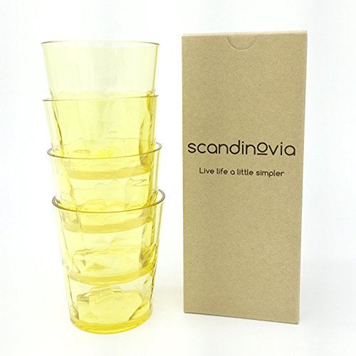 8 Oz Premium Drinking Glasses Set Of 4 Unbreakable Tritan Plastic Bpa Free 100 Made In