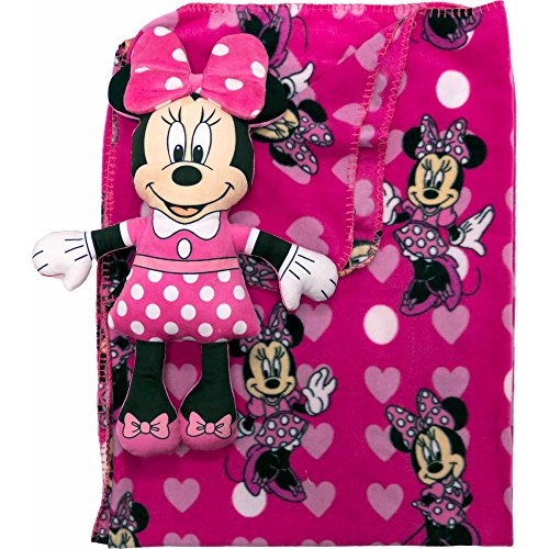 0641945838350 - DISNEY MINNIE MOUSE SNUGGLE THROW BLANKET AND CUDDLE PILLOW - KIDS