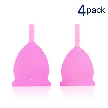 0641945995657 - EXUBY MENSTRUAL CUP, 2 SMALL 2 LARGE, 4 CT