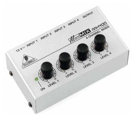 0642008654443 - MICROMIX ULTRA LOW NOISE 4 CHANNEL LINE MIXER-2PACK