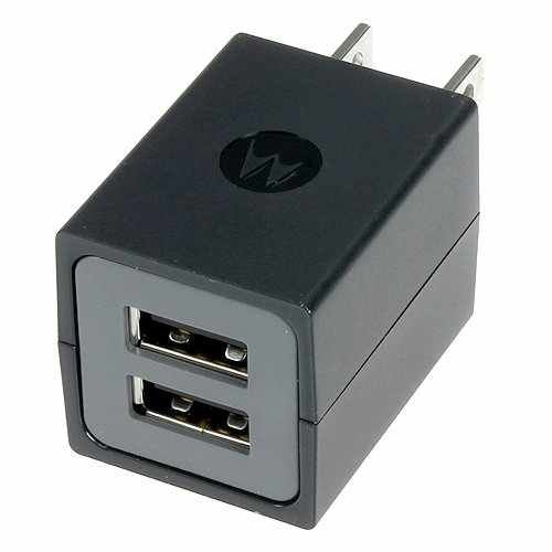 0642078912528 - ECO FRIENDLY!!! OEM MOTOROLA SPN5750 SUPER PREMIUM QUALITY ULTRA FAST DUAL 1.1 AMP PER PORT WALL CHARGER INCLUDING 2 THREE FOOT LONG MICRO USB DATA SYNC CABLES
