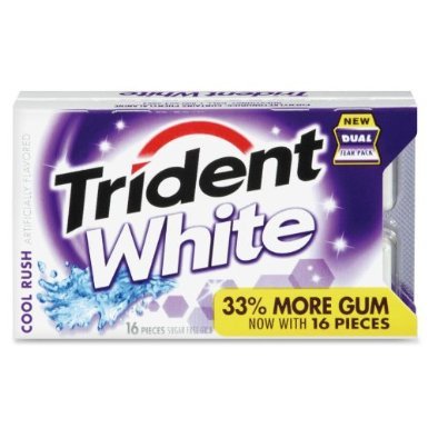 0642125157100 - TRIDENT WHITE COOL RUSH - 9 PACKS OF 16 PIECES