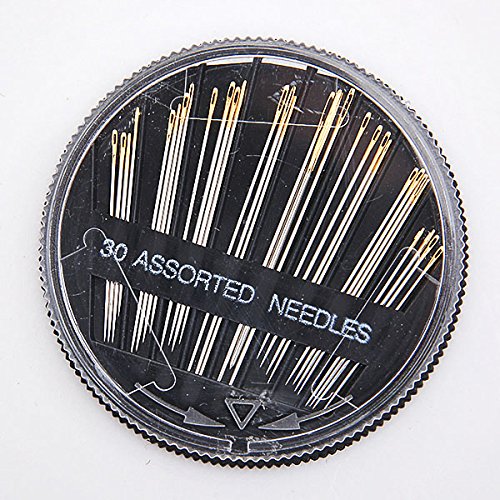 0642125453608 - 30PCS ASSORTED HAND SEWING NEEDLES EMBROIDERY MENDING CRAFT QUILT SEW CASE