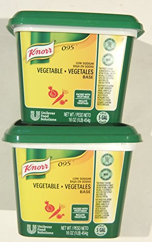 0642554505268 - KNORR LEGOUT 095 LOW SODIUM VEGETABLE BASE NO ADDED MSG, 16 OUNCE (PACK OF 2)