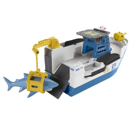 0642890068267 - MATCHBOX CAR-GO COMMANDER SHARK SHIP