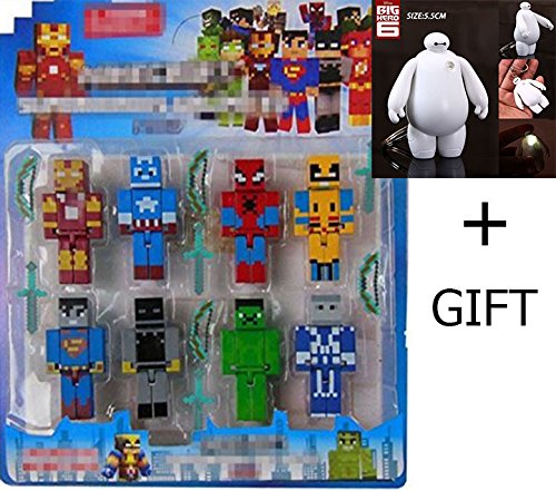 0000642896580 - AMAZING TOYS STORE 8PCS/LOT BUILDING BLOCKS TOYS ASSEMBLY TOY COMPATIBLE ACTION TOY FIGURES FOR GIFT