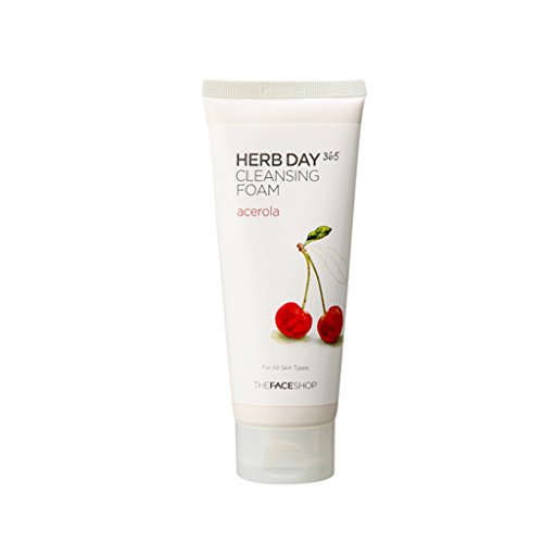 0642968575901 - THE FACE SHOP HERB DAY 365 ACEROLA CLEANSING FOAM 5.75 OZ/170ML