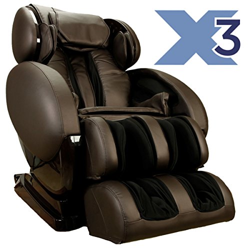 0643131959207 - INFINITYTM IT-8500X3 3D AUTO EXTEND NECK DECOMPRESSION STRETCH SPINAL ALIGNMENT MASSAGE CHAIR BROWN NEW