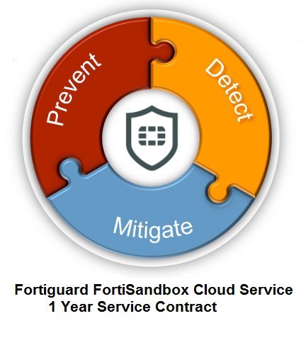 0643380942982 - | FC-10-00116-123-02-12 | FORTIGUARD FORTISANDBOX CLOUD SERVICE FOR FORTIGATE-100D, 1 YEAR SERVICE CONTRACT