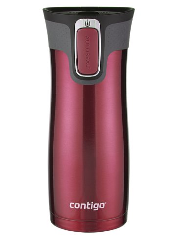 0643380976482 - CONTIGO AUTOSEAL WEST LOOP STAINLESS STEEL TRAVEL MUG WITH EASY-CLEAN LID, 16-OU