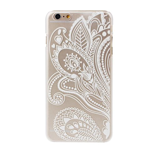 0643485199007 - GENERIC FOR IPHONE 6 GRASS PATTERN FLOWER CLEAR HARD CASE SKIN COVER FOR IPHONE6 6G 4.7INCH