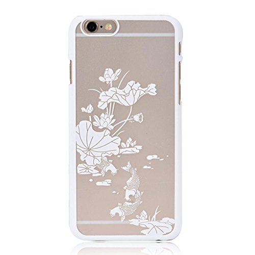 0643485199304 - GENERIC FOR IPHONE 6 LOTUS POND MOONLIGHT PATTERN CASE COVER SKIN FOR IPHONE 6 4.7 INCH