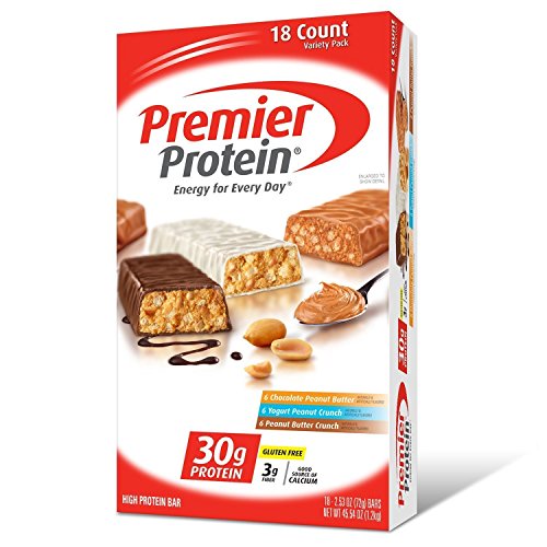 0643843034254 - PREMIER PROTEIN BAR VARIETY PACK, 18 COUNT