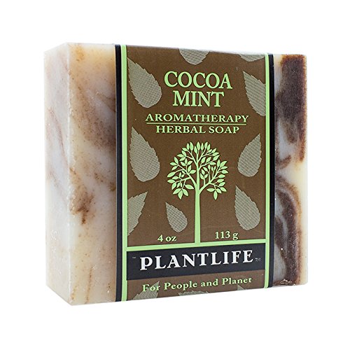 0643948001557 - COCOA MINT 100% PURE & NATURAL AROMATHERAPY HERBAL SOAP - 4OZ (113G)