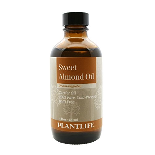 0643948007719 - SWEET ALMOND CARRIER OIL 4 OZ - 100% PURE COLD PRESSED BASE OIL FOR AROMATHERAPY
