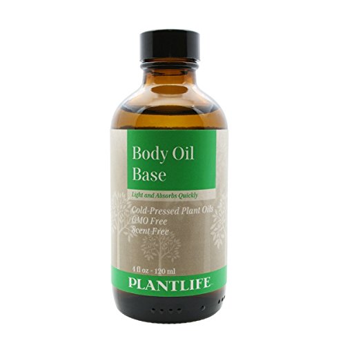 0643948007740 - BODY OIL BASE CARRIER OIL 4 OZ - 100% PURE COLD PRESSED BASE OIL FOR AROMATHERAPY FROM PLANTLIFE