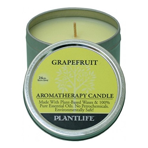 0643948008082 - GRAPEFRUIT AROMATHERAPY CANDLE- MADE WITH 100% PURE ESSENTIAL OILS - 3OZ TIN