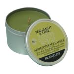 0643948008310 - BERGAMOT & LIME AROMATHERAPY CANDLE MADE WITH 100% PURE ESSENTIAL OILS TIN