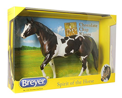 0643989361955 - BREYER 1739 -CHOCOLATE CHIP KISSES - 2015-CHAMPION PINTO - IN STOCK