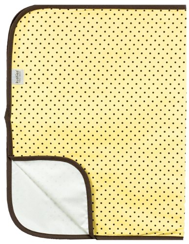 0064408602761 - DELUXE FLANNEL CHANGE PAD YELLOW DOTS
