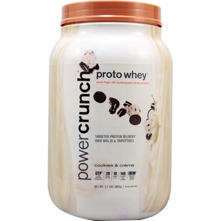 0644225200052 - BNRG POWER CRUNCH PROTO WHEY, COOKIES AND CREME, 2.1 POUND