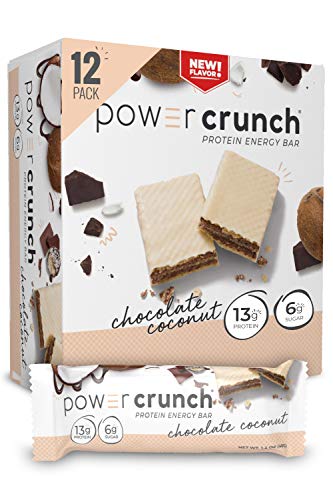 0644225726156 - BIONUTRITIONAL RESEARCH GROUP POWER CRUNCH BAR CHOCOLATE COCONUT 12/BOX, CHOCOLATE COCONUT, 12 COUNT, 12 COUNT