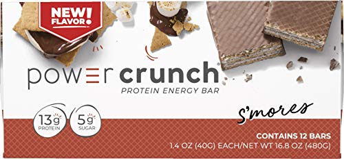 0644225726170 - BIONUTRITIONAL RESEARCH GROUP POWER CRUNCH BAR SMORES 12/BOX, SMORES, 12 COUNT, 12 COUNT