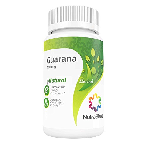 0644766065752 - NUTRABLAST GUARANA COMPLEX (SEEDS) 1000MG NATURALLY OCCURRING CAFFEINE - SUPPORTS ENERGY LEVELS, APPETITE, METABOLISM, AND MOOD - MADE IN USA (90 COATED TABLET)