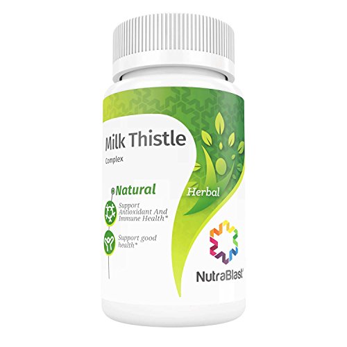 0644766065950 - NUTRABLAST MILK THISTLE COMPLEX 450MG HERB POWDER & EXTRACT - SUPPORTS LOW CHOLESTEROL, DETOX & CLEANSE, LIVER CELLS, AND HEART HEALTH - MADE IN USA (60 COATED TABLET)