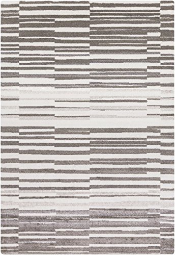 0645189542509 - SURYA CONTEMPORARY RECTANGLE AREA RUG 9'X12' IVORY PERLA COLLECTION