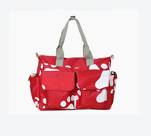 0645195425049 - RED BIG BABY DIAPER TOTE BAGS (RED)
