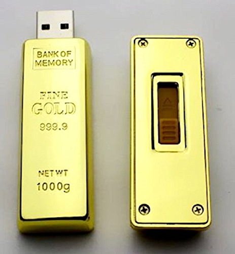 6454001663599 - 512GB G GOLDEN BAR USB 2.0 FLASH MEMORY STICK PEN DRIVE STORAGE THUMB U DISK KEY
