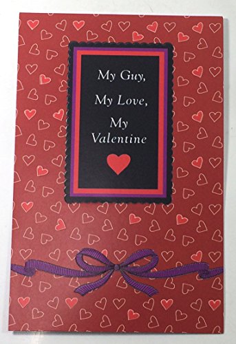 0645416198295 - VALENTINE CARD ROMANCE FOR HIM (MY GUY, MY LOVE, MY VALENTINE)AMERICAN GREETINGS PK OF 2
