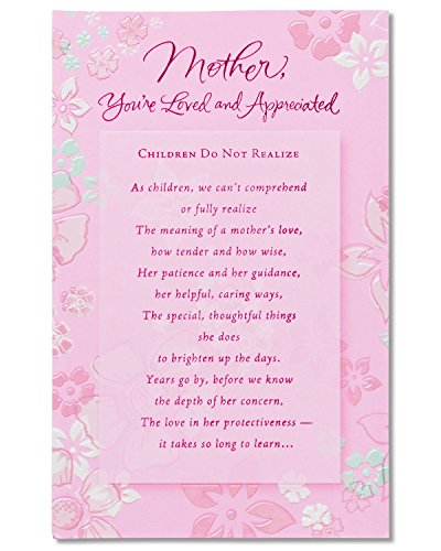 0645416436410 - AMERICAN GREETINGS YOU'RE LOVED AND APPRECIATED BIRTHDAY CARD FOR MOM