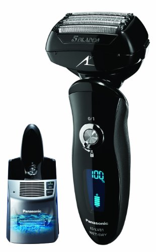 0064547879666 - PANASONIC ES-LV81-K ARC5 ELECTRIC SHAVER WET/DRY WITH MULTI-FLEX PIVOTING HEAD AND AUTOMATIC CLEANING SYSTEM FOR MEN